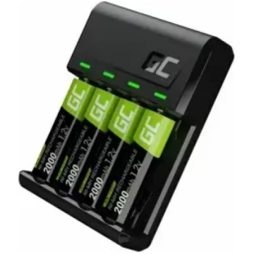 Green Cell GC VitalCharger AA un AAA lādētājs + 4x