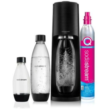 SodaStream Soda Maker Terra Megapack QC black Schw