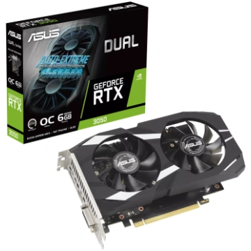 ASUS Grafiskā karte DUAL-RTX3050-O6G NVIDIA GeForc