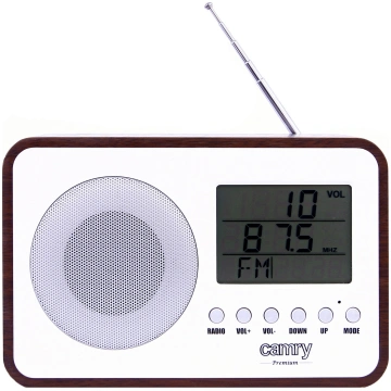 Radio uztvērējs Camry CR1153, balta krās