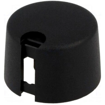 Knob | with pointer | plastic | Øshaft: 6mm | Ø24x