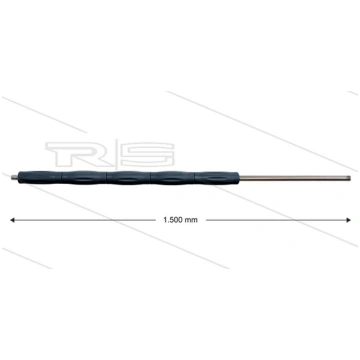 RP007 smidzināšanas caurule - 1500mm - taisna - ci