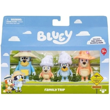 Figūriņu komplekts Moose Toys Bluey Family Trip 76