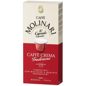 Kafijas kapsulas Nespresso Molinari Crema Tradizio