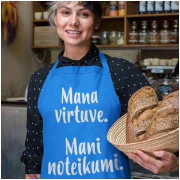 Kokvilnas priekšauts "Mana virtuve - mani noteikum