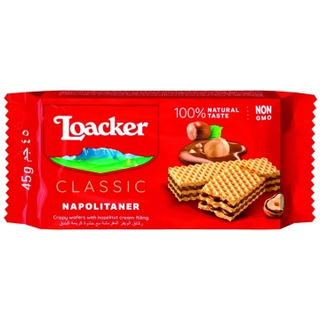 Vafeles Loacker Classic Napolitaner 45gx12