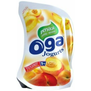 Jogurts persiku 1kg, Oga