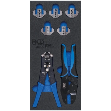 TOOL TRAY 1/3: CRIMPING TOOL AND WIRE STRIPPERS | 