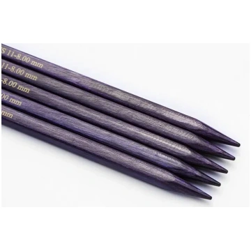 Jadore koka Kubiskās Zeķu adatas 15cm /KnitPro - 3