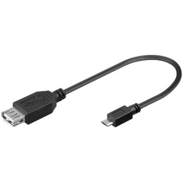 Sbox USB A F.->MICRO USB M. 0.1M USB F-MICRO M T-M
