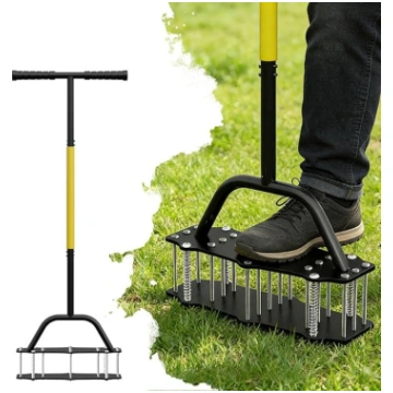Zāliena aerators, manuāls zāliena aerators ar auto