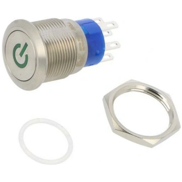 Switch: vandal resistant; Pos: 2; DPDT; 5A/250VAC;