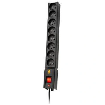 Lestar LX 810 surge protector 8 sockets 3m black (