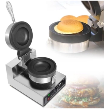 Elektriskā hamburgeru preses burgeru mašīna, komer