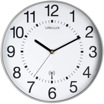Unilux 400094562 Radio pulkstenis Wave Metallic Gr