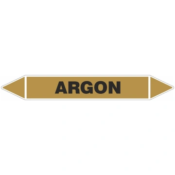 Adesivo per tubazioni argon Segnaletica Centro Sil