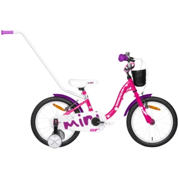 Bērnu velosipēds TABOU Mini ST, 18" rozā-balts