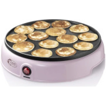 Bestron Poffertjes mini vafeļu panna retro dizainā