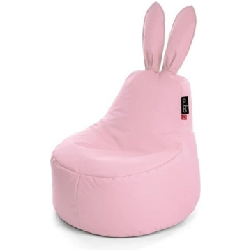 Bērnu sēžammaiss Qubo™ Baby Rabbit, gobelēns, gaiš
