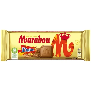 Piena šokolāde MARABOU Daim, 170 g 450-27853