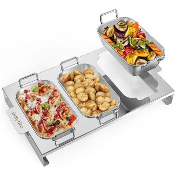 Onlyfire 3 grilēšanas pannu komplekts gāzes grilam