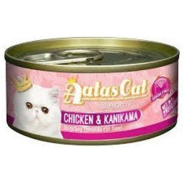 Aatas Chicken&Kanikama Konservēts 80g Kaķiem