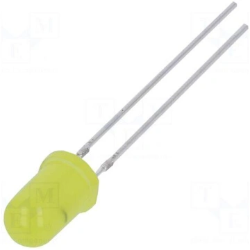 CRLED | yellow | 5mm | 3000mcd | 30° | Front: conv