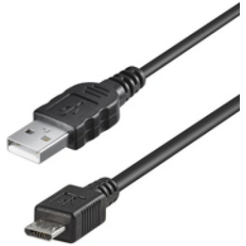 Goobay Micro USB charging and sync cable 46800 Bla