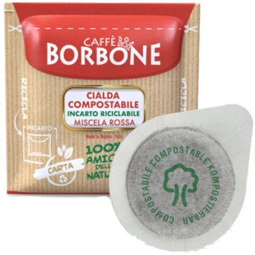 Caffè Borbone 50 cialde ESE44 con filtro in carta 