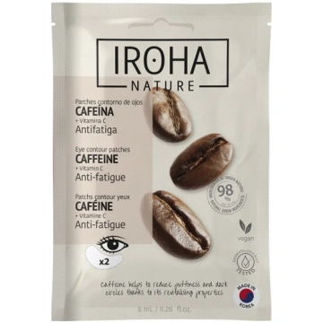 Caffeine eye contour patches 8 ml Iroha