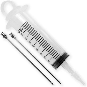 Šļirce 100ml (iesmidzinātājs/inžektors) gaļai + 2