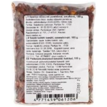 Saulē kaltēti tomāti, smalcināti, 100g 450-07629