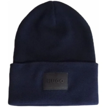 Hugo Boss Xevon Beanie Ziemas cepure tumši zila - 
