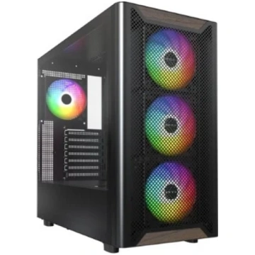 Wooden PC Case Montech XR, Midi-Tower, ATX, ARGB