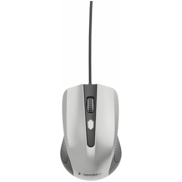 MOUSE USB OPTICAL BLACK/SILVER/MUS-4B-01-BS GEMBIR