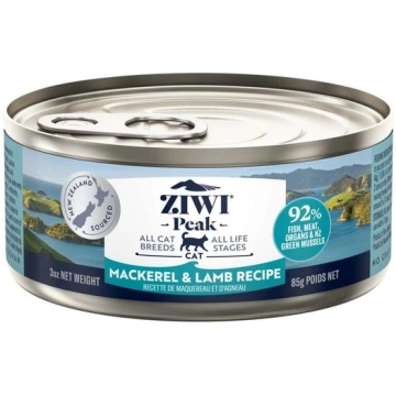Ziwi Peak Mackerel & Lamb konservi kaķiem, 85 g