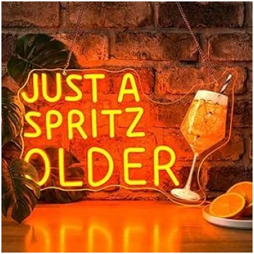 Tikai Spritz Old neona zīme, LED neona zīme koktei
