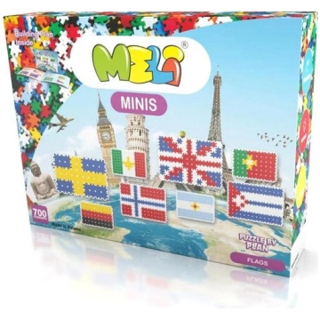 Meli Minis Flags 50380 mini vafeles, 700 gab