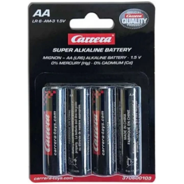 Alkalīna AAA baterijas CARRERA 370600102 — komplek