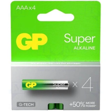 Battery: alkaline | 1.5V | AAA | Batt.no: 4 | non-