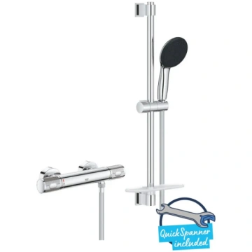 Grohe Precision Feel - dušas komplekts ar termosta