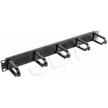 Lanberg 19"" Cable Management 1U type B black ( AK