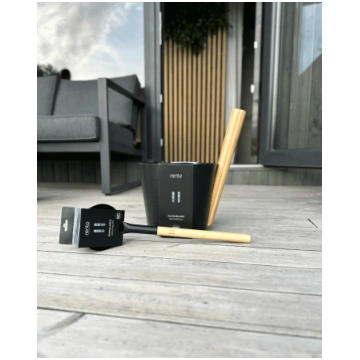 Pirts ķipis 5l + karote | melns Rento