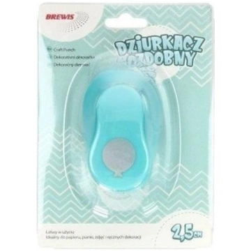 Dekoratīvais perforators "balons", 2,5 cm Nav norā