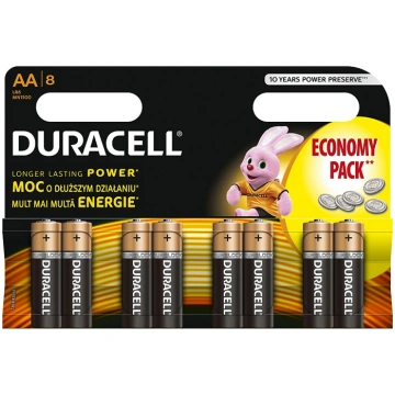 Baterija DURACELL AA Basic, LR06 8 gab./iepak. - 2