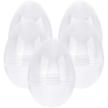 Lielas plastmasas Lieldienu olas, caurspīdīgas, 25