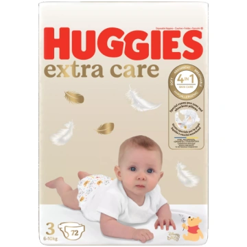 HUGGIES Extra Care 3 Mega Pack, 6-10kg autiņbiksīt