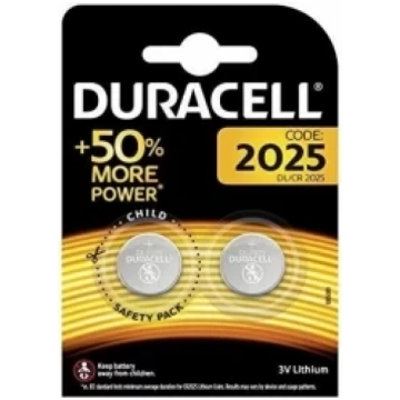 Duracell DL/CR 2025 Batteries - 2 Pack