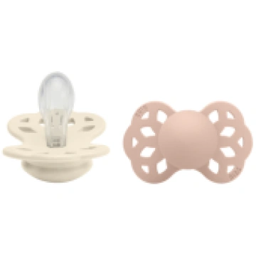 Knupīšu Komplekts BIBS Infinity Ivory / Blush - 6-