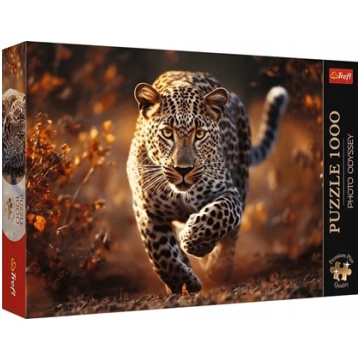 Trefl Puzzle 1000 elementów Premium Dziki Leopard 